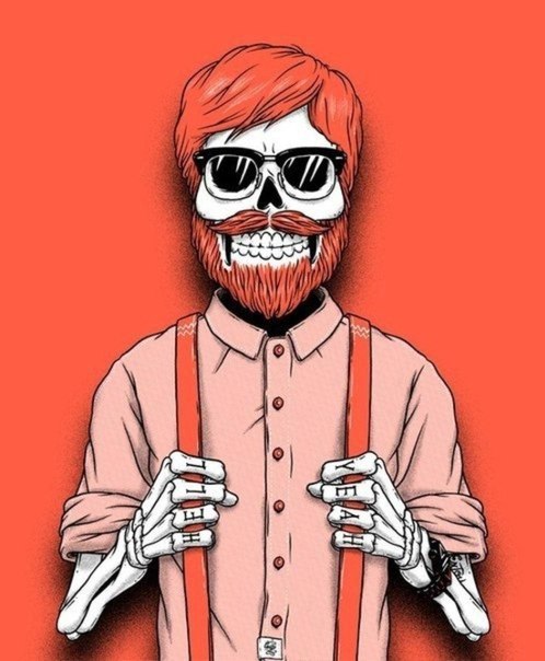 Иллюстратор Sebastien Cuypers (Cuypi) и его серия работ "Bones Brigade"( Бригада скелетов)