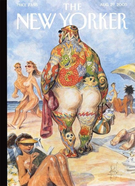 Обложки журнала New Yorker от иллюстратора Peter de Sève