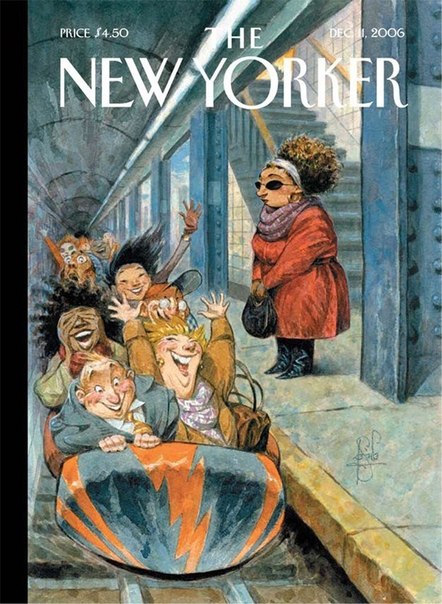 Обложки журнала New Yorker от иллюстратора Peter de Sève
