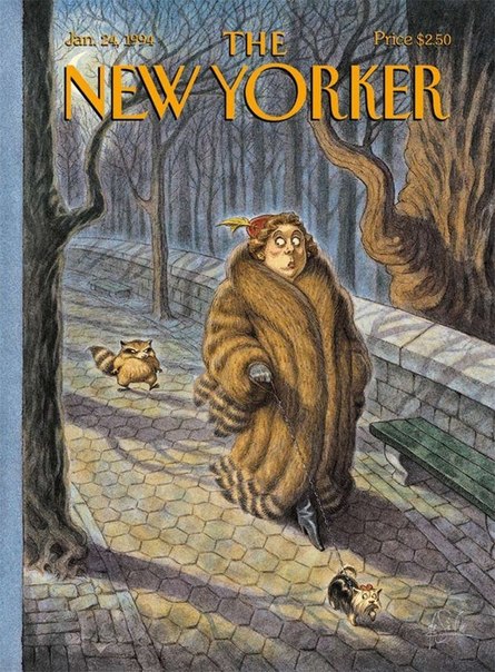 Обложки журнала New Yorker от иллюстратора Peter de Sève