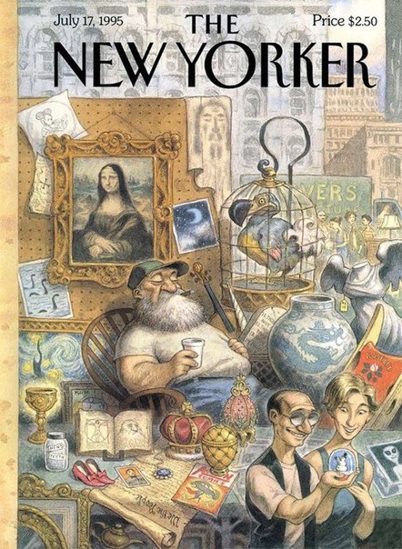 Обложки журнала New Yorker от иллюстратора Peter de Sève