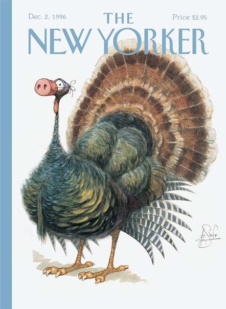 Обложки журнала New Yorker от иллюстратора Peter de Sève