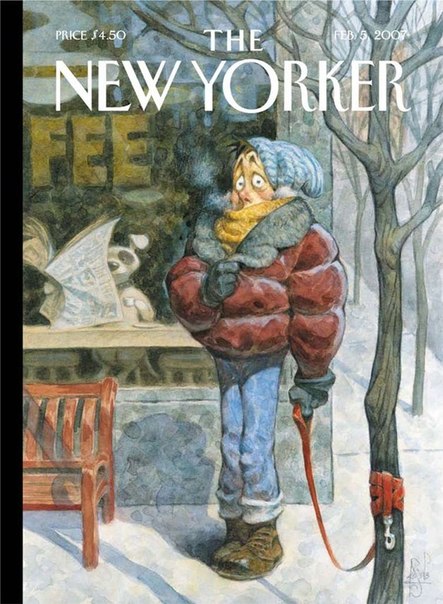 Обложки журнала New Yorker от иллюстратора Peter de Sève