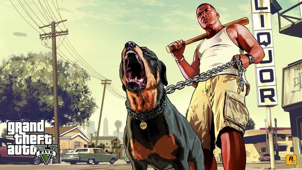 Иллюстрации от студии Rockstar Games к игре Grand Theft Auto V