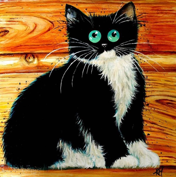 Кошачьи иллюстрации от Kim Haskins