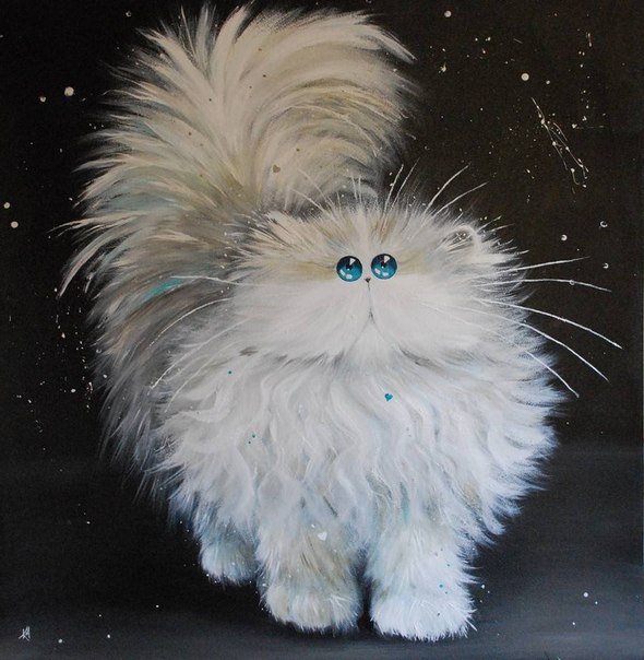 Кошачьи иллюстрации от Kim Haskins