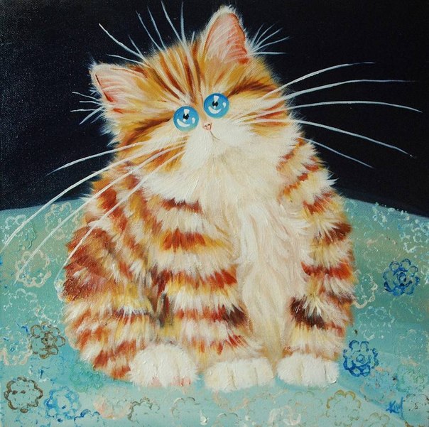 Кошачьи иллюстрации от Kim Haskins