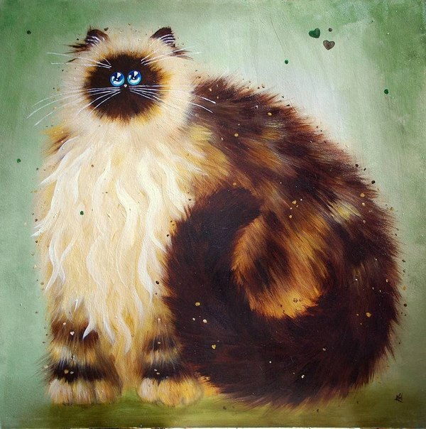 Кошачьи иллюстрации от Kim Haskins