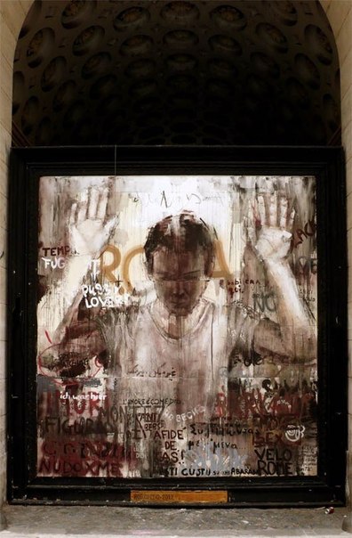 Работы испанского уличного художника Borondo