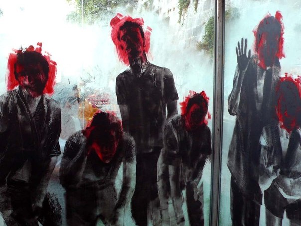 Работы испанского уличного художника Borondo