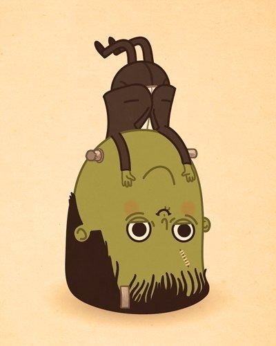 Иллюстратор Mike Mitchell, серия работ "Just like us"