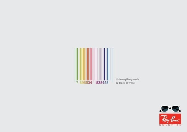 Ray Ban: "Не все обязательно должно быть черно-белым"